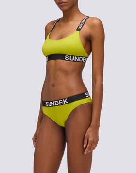 SLIP CULOTTE CARMEL AVEC ÉLASTIQUE LOGOTÉ