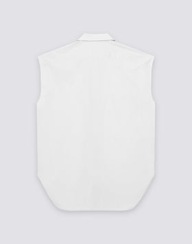 CAMICIA DONNA SMANICATA IN COTONE POPELINE