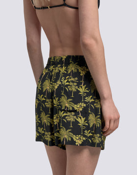 SHORTS DONNA A VITA ELASTICATA FANTASIA BOTANIC