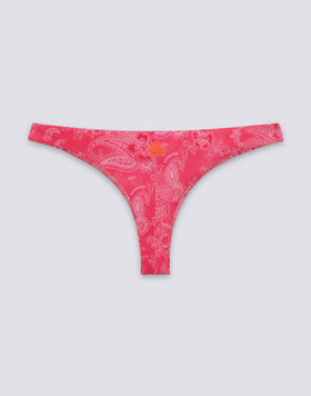 SANIBELI - SLIP DE BIKINI CON ESTAMPADO DE PAISLEY BANDANA