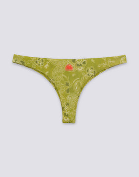 SANIBELI - PAISLEY BANDANA PATTERN BIKINI BOTTOMS