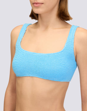 TOP BRA IN TESSUTO GOFFRATO