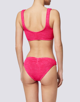 TOP BRA IN TESSUTO GOFFRATO