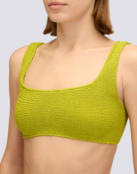 TOP BRA IN TESSUTO GOFFRATO