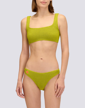 TOP BRA IN TESSUTO GOFFRATO