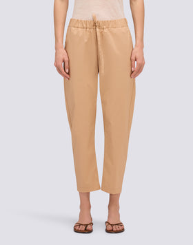 POPLIN LONG TROUSERS