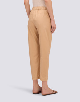POPLIN LONG TROUSERS