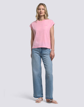 T-SHIRT DONNA CON STAMPA DEGRADÉ