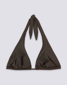TOP A TRIANGOLO AMERICANO IN LUREX