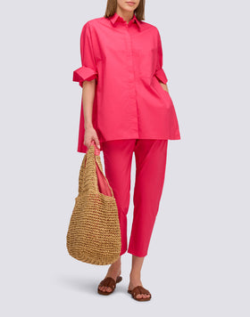 CAMISA DE POPELINA DE MANGA LARGA