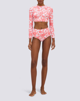 IPANEMA - BIKINI SLIP CULOTTE DE CINTURA ALTA ESTAMPADO SK23