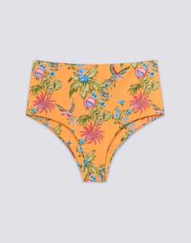 IPANEMA - SLIP CULOTTE A VITA ALTA STAMPA SWEET PARROT