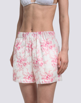 SHORTS DONNA A VITA ELASTICATA FANTASIA ROSE DE JOIE