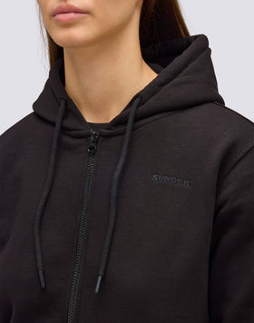 SWEAT À CAPUCHE À FERMETURE ÉCLAIR POUR FEMME