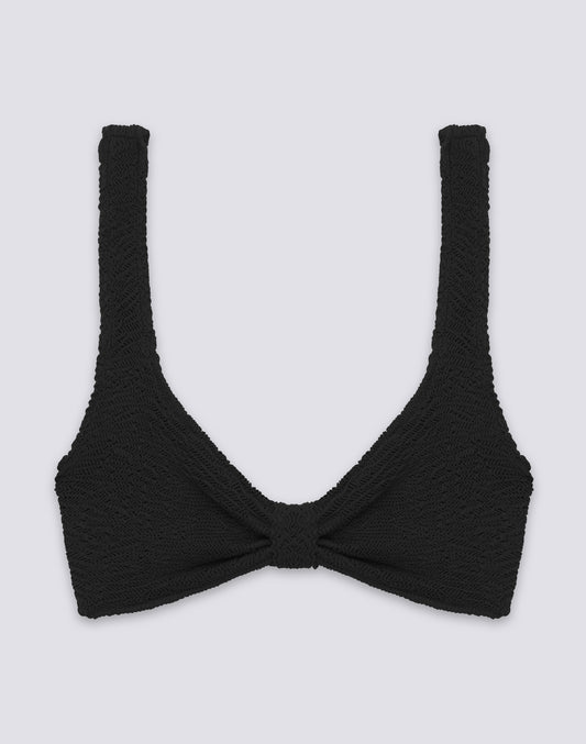 TOP BRALETTE IN TESSUTO GOFFRATO