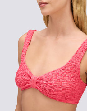 TOP BRALETTE IN TESSUTO GOFFRATO