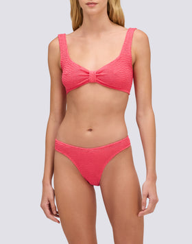TOP BRALETTE IN TESSUTO GOFFRATO