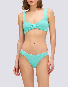 TOP BRALETTE IN TESSUTO GOFFRATO