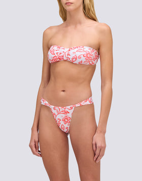 PEM - BAÑADOR DE CINTURA ALTA AJUSTABLE CON ESTAMPADO SK23