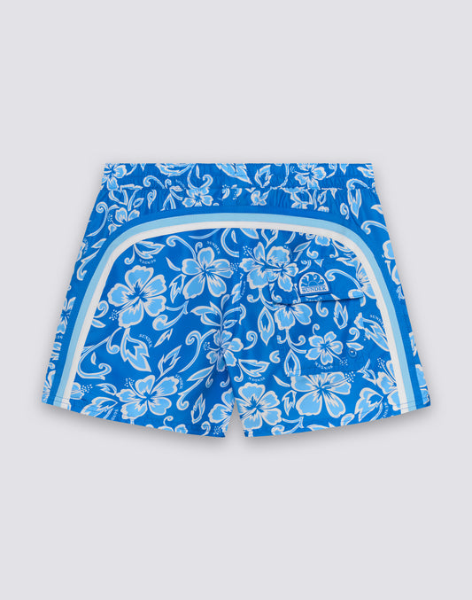 COAST - PANTALONCINO MARE REPREVE® CON STAMPA HIBISCUS SK23
