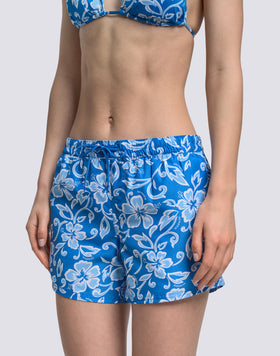 COAST - REPREVE® HIBISCUS SK23 PRINT BEACH SHORTS