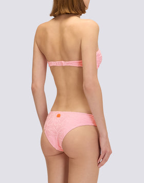 HAUT DE MAILLOT DE BAIN BANDEAU EN ÉPONGE ET MOTIF SK23