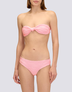 HAUT DE MAILLOT DE BAIN BANDEAU EN ÉPONGE ET MOTIF SK23