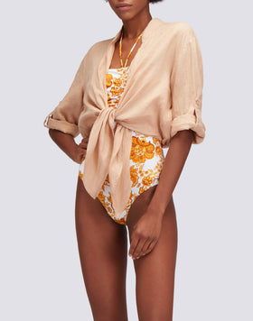 COSTUME INTERO STAMPA FLOWER TALE