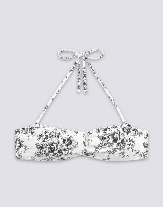 IONI - BIKINI TOP A FASCIA FANTASIA ROSE DE JOIE