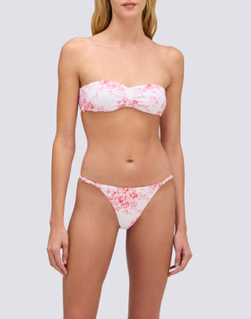IONI - TOP DE BIKINI DE BANDA CON ESTAMPADO ROSE DE JOIE
