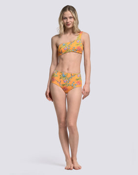 BIKINI TOP MONOSPALLA STAMPA SWEET PARROT