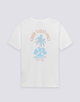 T-SHIRT FEMME IMPRIMÉ GOOD VIBES ONLY