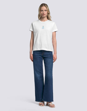 T-SHIRT DONNA STAMPA GOOD VIBES ONLY