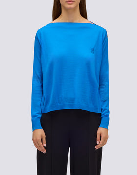 PULL EN LAINE À COL RAS DU COU POUR FEMME