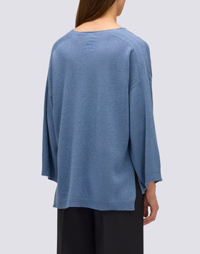 PULL EN LAINE COL V FEMME