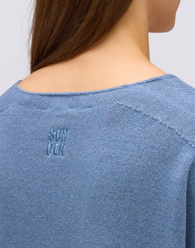 PULL EN LAINE COL V FEMME