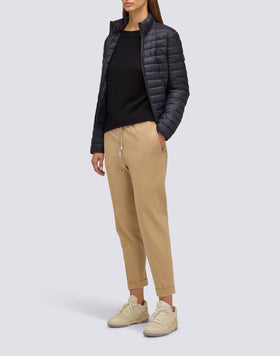 WOMEN'S BOAT NECK WOOL SWEATER