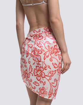 COTTON VOILE SARONG WITH SK23 PRINT