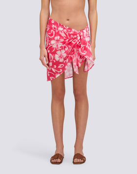 PARÉO EN VOILE DE COTON AVEC IMPRIMÉ SK23