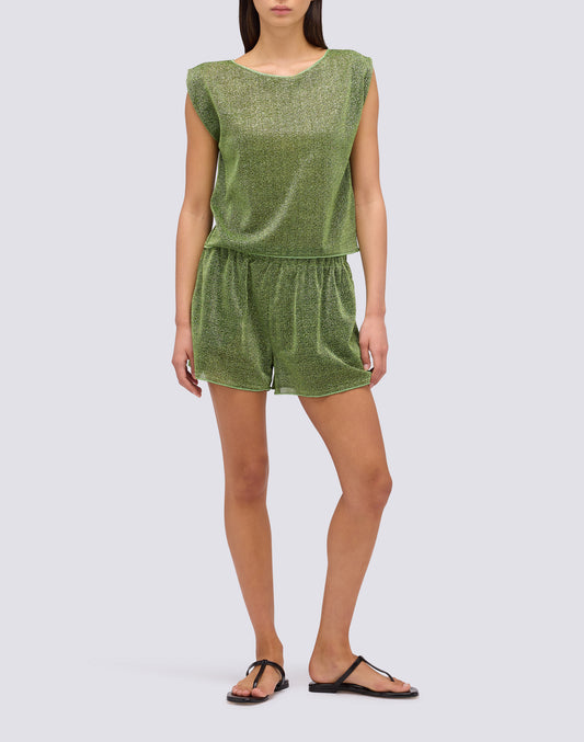 PANTALONES CORTOS DE LÚREX