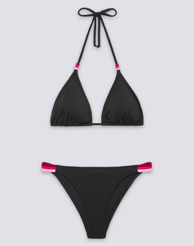 JENNIFER TOP A TRIANGOLO E SLIP FISSO ARCOBALENO