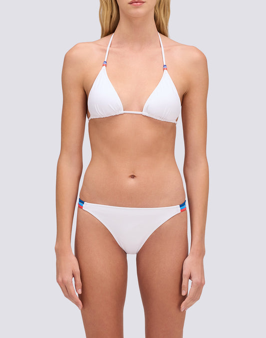 JENNIFER TOP A TRIANGOLO E SLIP FISSO ARCOBALENO