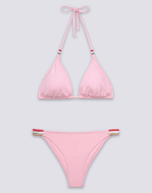 JENNIFER TOP A TRIANGOLO E SLIP FISSO ARCOBALENO