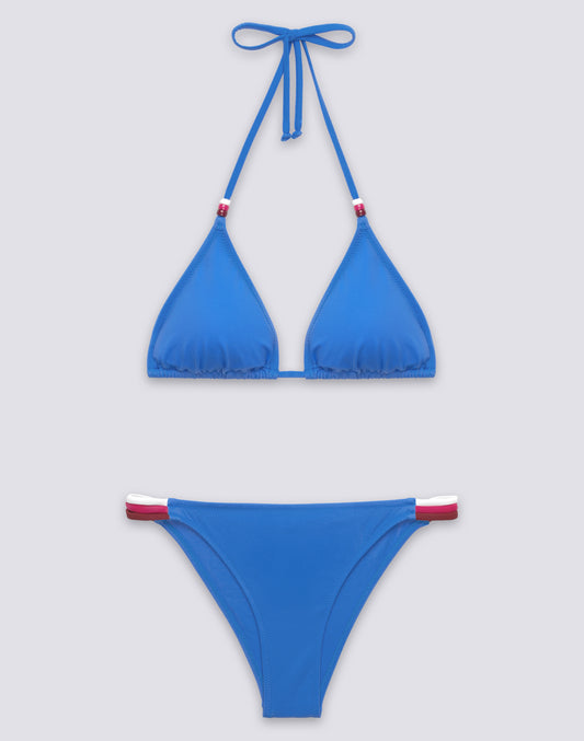 JENNIFER TOP A TRIANGOLO E SLIP FISSO ARCOBALENO