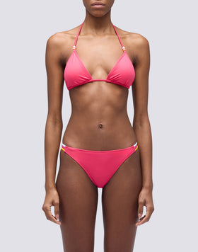 JENNIFER HAUT EN TRIANGLE ET SLIP FIXE ARC-EN-CIEL