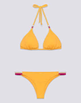 JENNIFER TOP A TRIANGOLO E SLIP FISSO ARCOBALENO