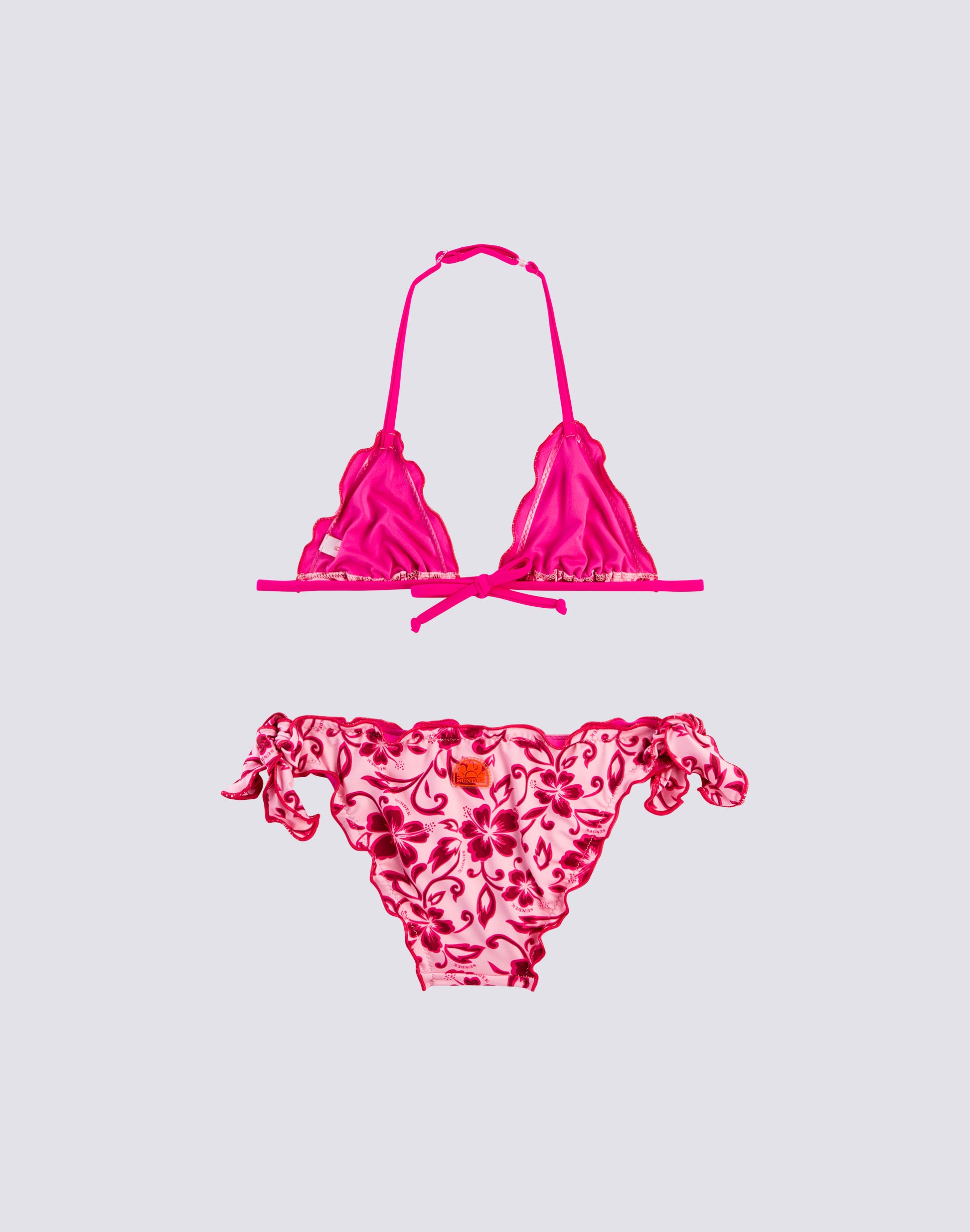 Sundek BIKINI NIÑA ESTAMPADO HIBISCUS SK23 g141knl3623-80723 – SUNDEK