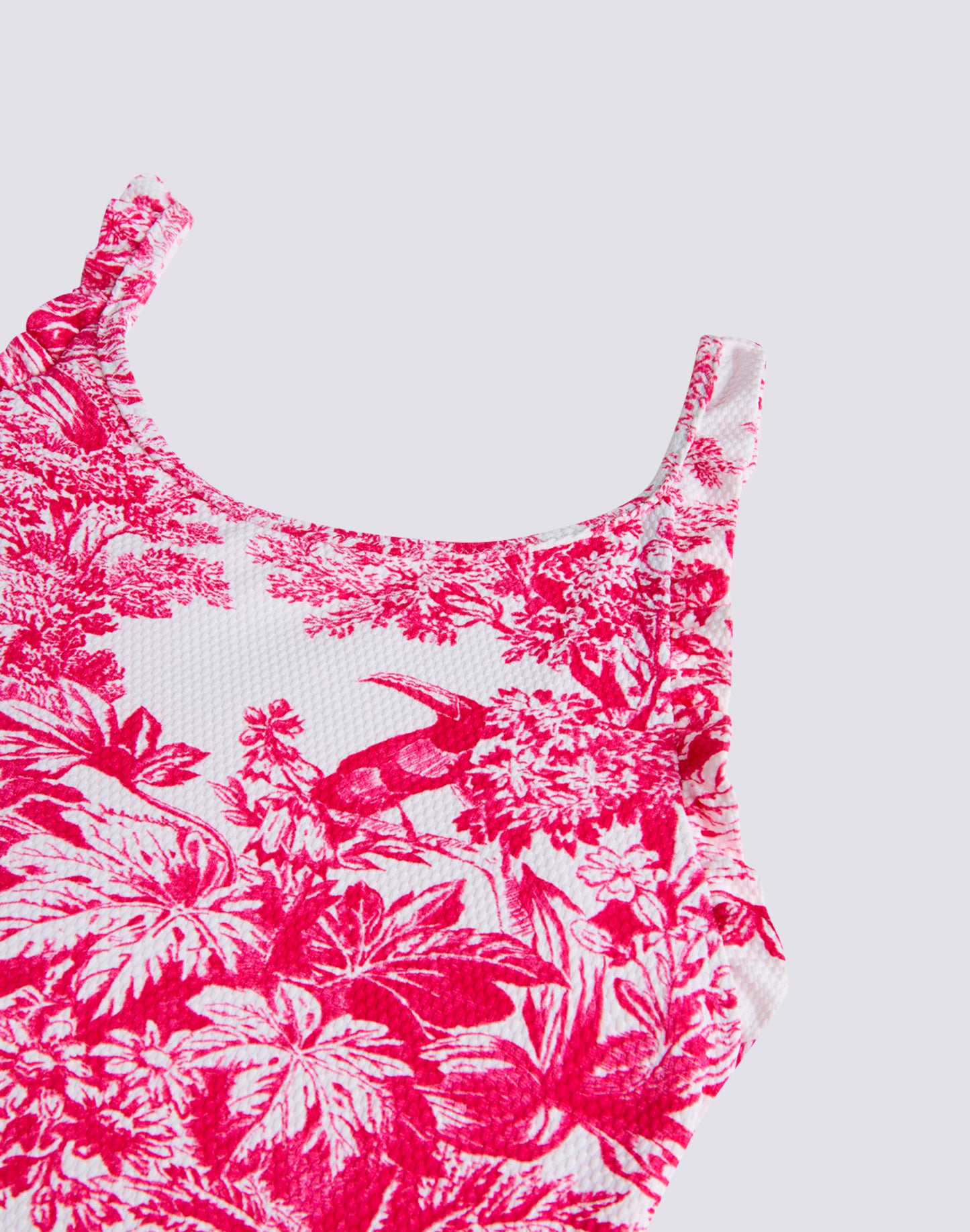 ONE-PIECE SWIMSUIT WITH RUFFLES TOILE DE JOULY