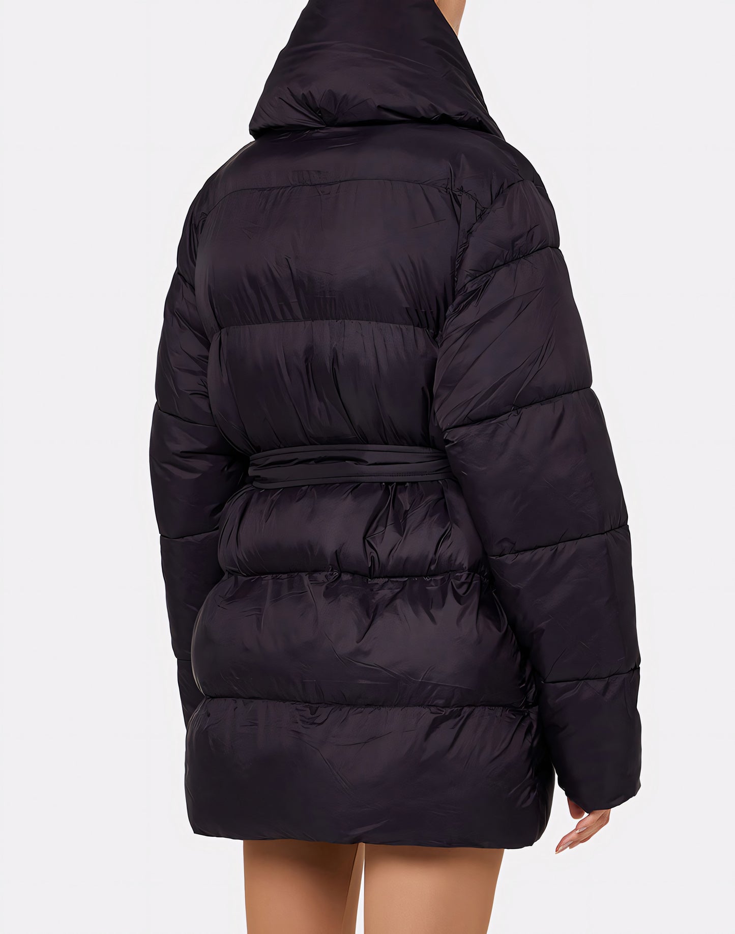 DOWN JACKET WITH BELT