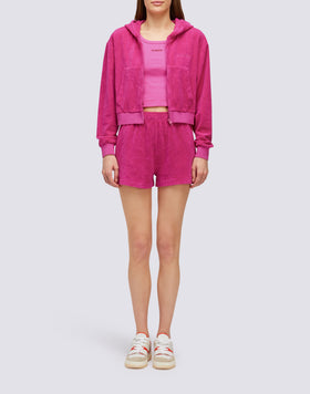 SHORTS DONNA IN SPUGNA ELASTICIZZATI